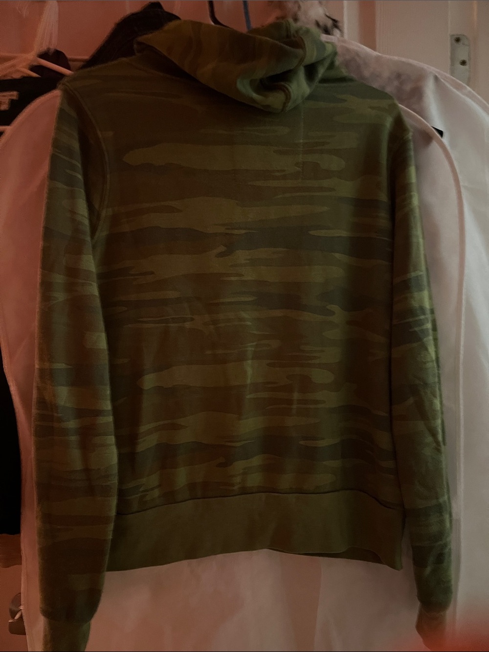 🌺SALE🌺 Aviator Nation Green Camo Pullover Hoodie with gold zippers size small i - Picture 9 of 14